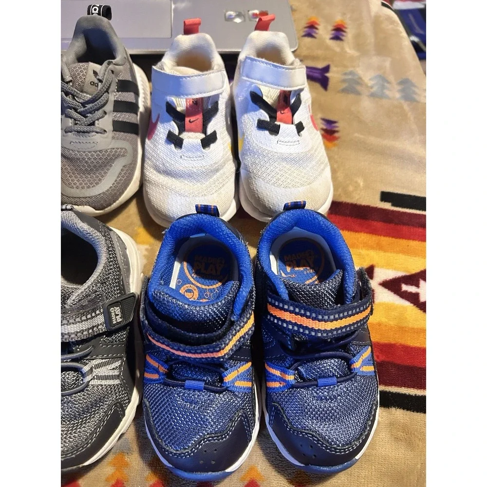 Set Of Four Baby Shoes! Toddler Size 6 & 6.5! Great Condition!